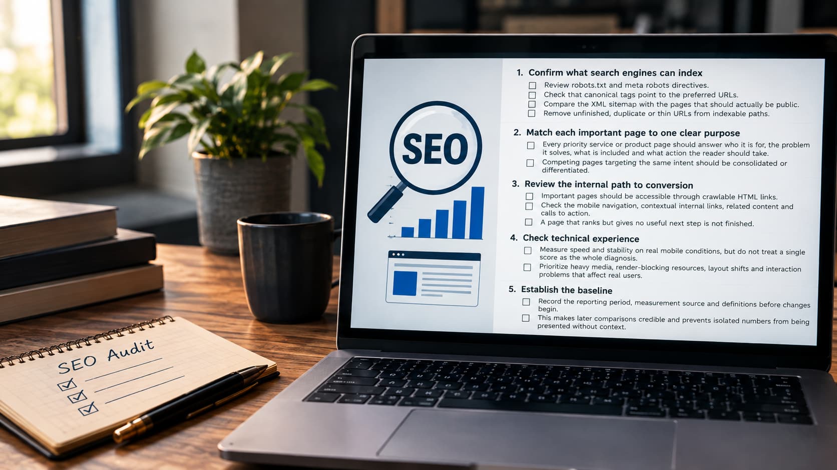 SEO audit checklist for small business websites